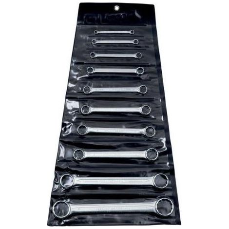 BAHCO - Jeu de clés polygonales doubles plates - 10 pcs/pochette
