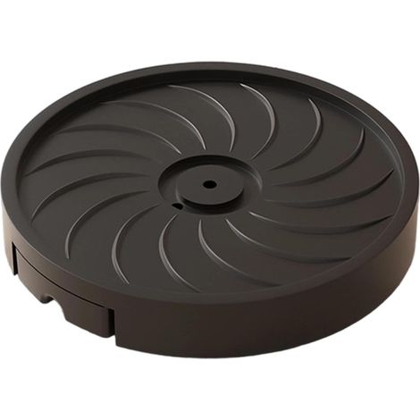 Tragbarer, wasserdichter Blumentopfständer mit Verriegelungssystem für bequemen und sicheren Transport, schützt die Innenflächen. Tragbarer Blumentopfständer (schwarz, 22 cm Innendurchmesser).