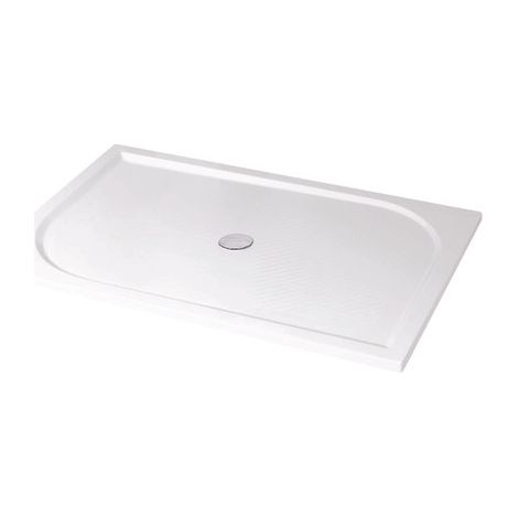 ONDEE ZEN - Receveur de douche HESTIA - 80x160cm - Résine - Blanc - Extra-plat - Antidérapant
