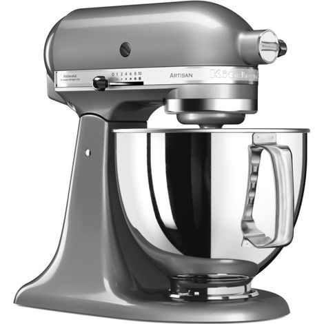 KitchenAid 5KSM125ECU Artisan robot de cocina gris plata (1/5)
