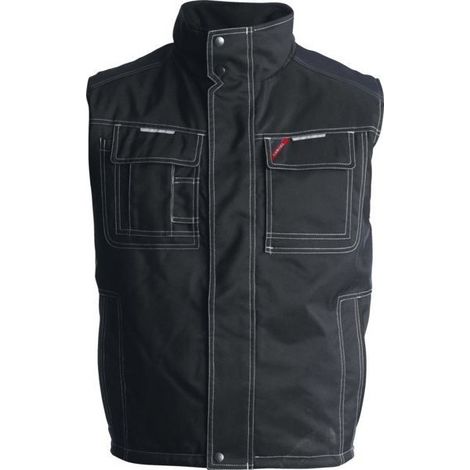 Steppweste Oxford Schwarz Combat Größe XS