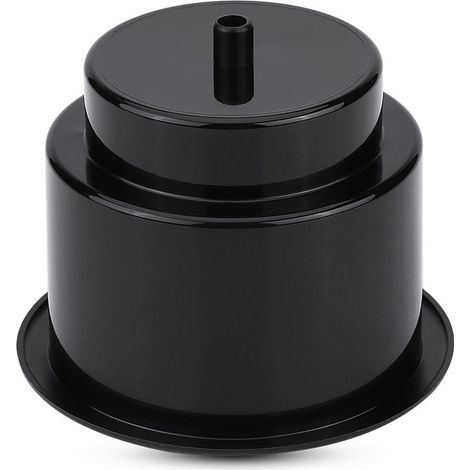 Porte-gobelet universel noir pour bateau, yacht et camping-car, support plastique pour bouteilles et canettes avec trou d'écoulement et insert antidérapant. (1/5)