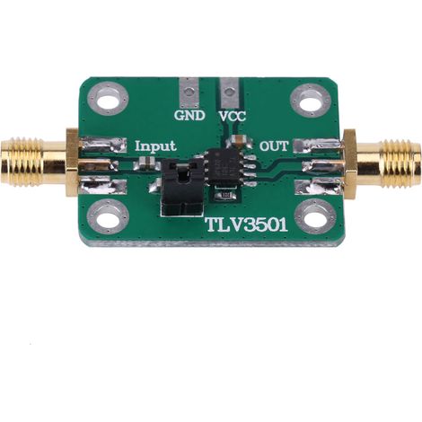 Module de mise en forme frontale pour comparateur de fréquencemètre haute vitesse TLV3501 (1/5)