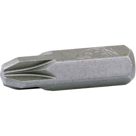 Puntas de atornillar Pozidrive 5/16" con huellas de PZ-1 a PZ-4mm 14008005          5 Unds                                   75 mm                PZ-3