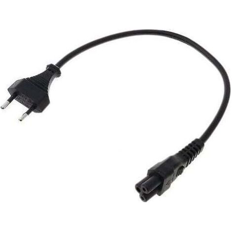 Netzadapterkabel EU 2-poliger Stecker auf IEC 320 C5 Micky für Laptop-Netzteile 3 (1/4)