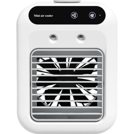 Ventilador portátil con nebulizador recargable por USB, silencioso, ajustable, para interiores, exteriores, viajes, dormitorio, sala de estar - KZQ (1/4)