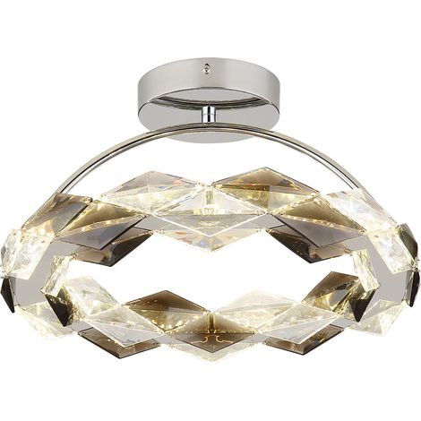 Globo - plafón - Karilion - cromo - metal - Ø 37cm - LED - 67318D