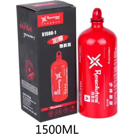 Bouteille de carburant pour gaz/huile d'extérieur 1500/1000/750/500 ml, bidon d'essence d'urgence pour moto, réchaud de camping, réchaud portable (1/4)