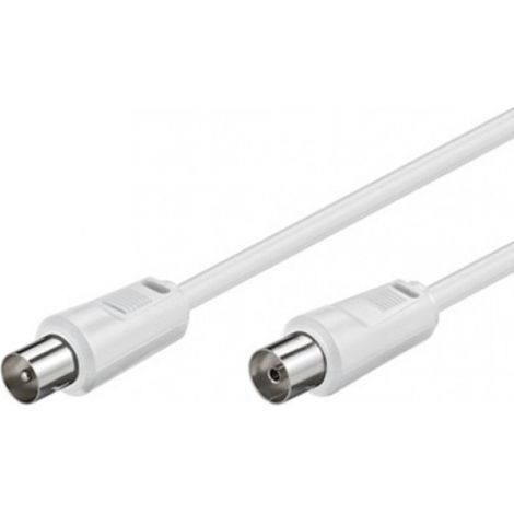 nuovaVideosuono 9/18 W cable coaxial 2 m IEC 9.5mm Blanco