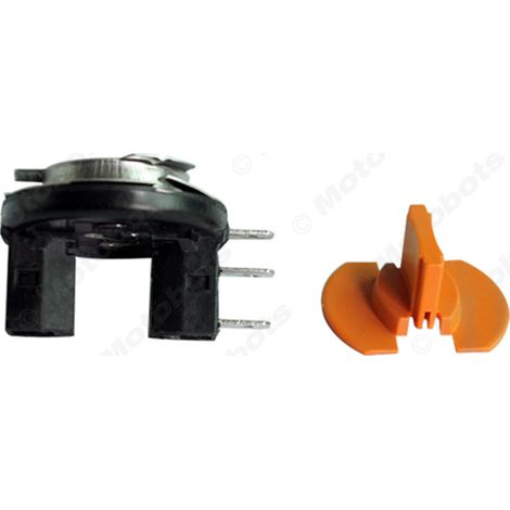Car fog light LED/HID bulb socket plug H15 base adapter Golf 6 dedicated lamp socket plug (1/4)