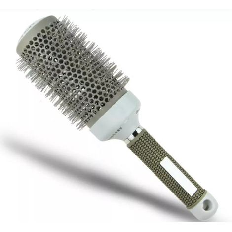 Brosse ronde céramique ionique 2 pouces - Brosse soufflante professionnelle en soies de sanglier pour lissage et coiffage TIKA (1/5)