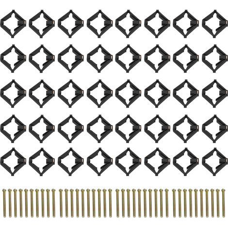 40-teiliges Reparaturset für 86-mm-Schalterkästen, Reparaturset für die untere Kassette mit Schrauben, Isoliertyp (1/5)
