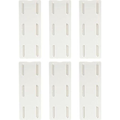 6 regletas de enchufes autoadhesivas para montaje en pared - Gestión de cables sin necesidad de taladrar (cocina, oficina, sala de estar) - Adhesivo fuerte y reutilizable - Organizador de enchufes elé (1/5)
