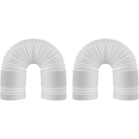 tuyaux pour climatiseur portable, tuyau d'évacuation universel pour climatiseur, rallonge de conduit en PVC de 1,5 m de large (5,9 pouces) (1/5)