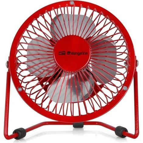 Mini Ventilador USB Orbegozo PW 1027/ Rojo (1/3)