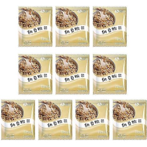 10 sachets de ferments actifs en poudre de natto pour une fermentation saine à domicile (Bacillus subtilis). (1/5)