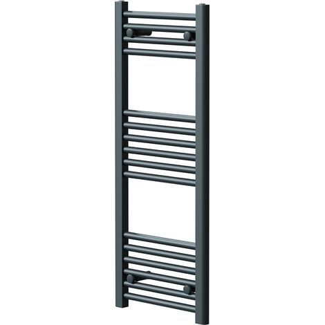 Wholesale Domestic Pizarro Anthracite 1000mm x 400mm Straight Heated Towel Rail (1/5)