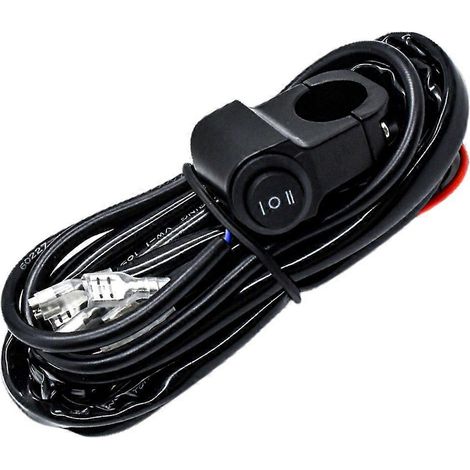 LKW-Scheinwerfer-Kabelbaum, Hochleistungs-LED-Arbeitsleuchte, wasserdichter Schalter für Baustellen- und Nutzfahrzeugbeleuchtung.