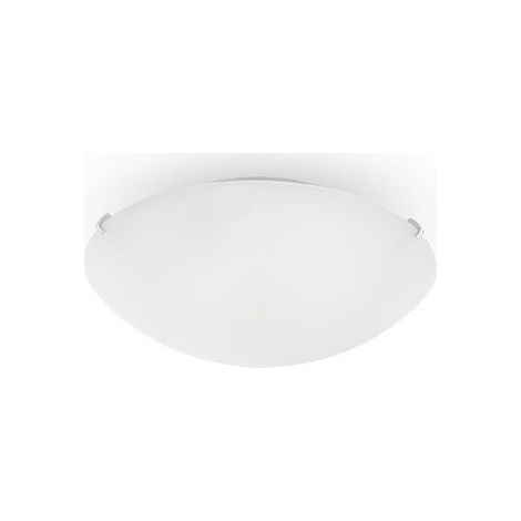 Ideal Lux Simply - 4 Light Large Ceiling Flush Light Weiß, E27 (1/2)