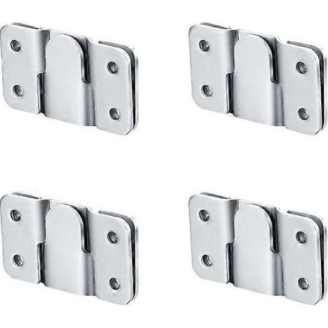 Recessed Bracket, Headboard Wall Mount Z-Lock Clip Hook Furniture Bracket Hardware, Mirror Frame (1/5)
