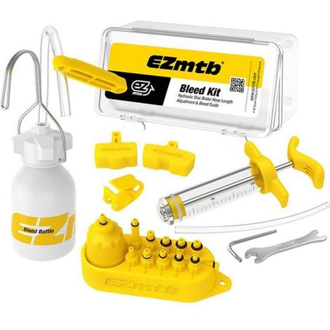 Kit de purge de frein de vélo vélo ensemble d\'outils de purge minérale d\'huile de frein à disque hydraulique pour MAGURA TEKTRO SRAM (1/4)
