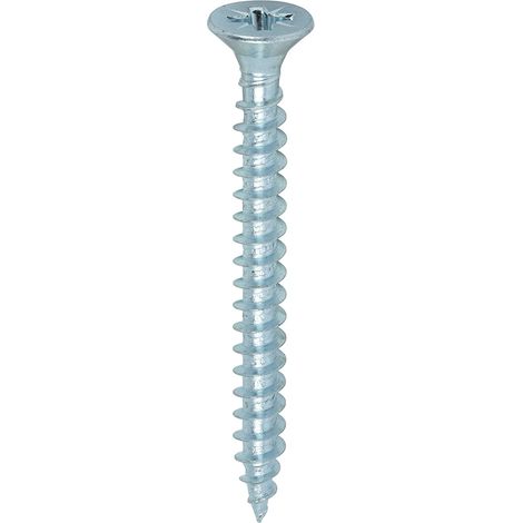 TIMCO Solo Countersunk Silver Woodscrews - 6.0 x 60