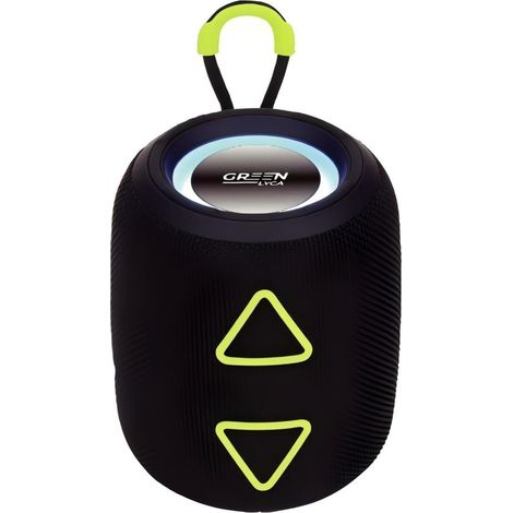 Mini enceinte Bluetooth - noire, stéréo 5W, charge rapide en 2 heures, indispensable pour les fêtes et les pique-niques. (1/4)
