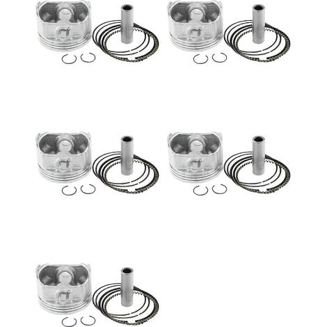 Kit de segments de piston de 65,5 mm pour moto, ensemble axe de segment de piston de 15 mm, joint de segment de piston compatible avec le moteur Lifan Zongshen CB250CC. (1/5)