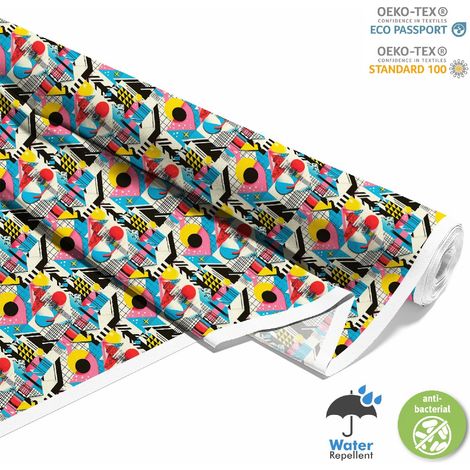 OUTDOOR DEKOSTOFFE OXFORD - Motiv Geometrisch I DX3639