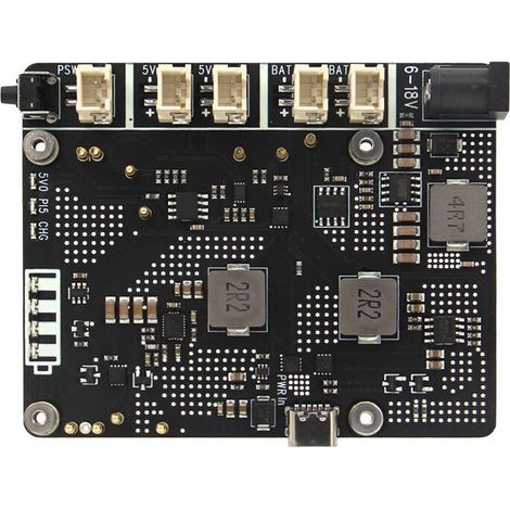 Carte de Gestion D'Alimentation UPS X1203 pour Raspberry Pi 5 Module D'Alimentation Sans Interruption à Plaque étendue de Gestion de L'Alimentation