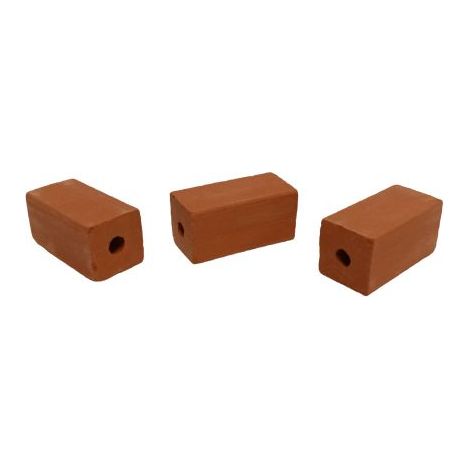 MATTONCINI FORATI TERRACOTTA ST 3PZ