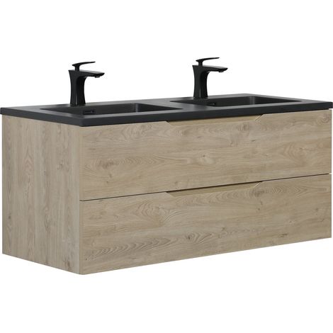 Badplaats Meuble de Salle de Bain Set Cairo 120 x 48 cm - Chêne