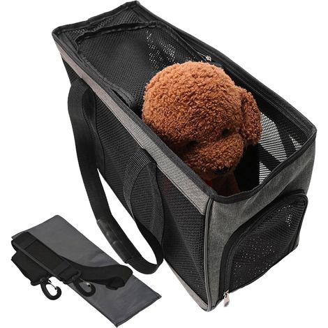 pour Chiens de Petite Taille Sac Bandoulire avec Poches (1/5)
