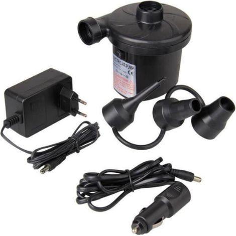 Pompe Electrique Gonfleur Dégonfleur Matelas avec 3 Buses pour Camping Lit Meubles Voiture (1/3)