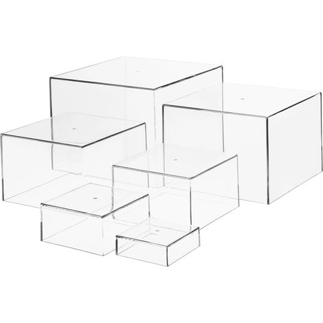 Présentoirs à Gâteaux Acrylique Supports De Buffet Pour Cupcakes Et Desserts Présentoirs De Fête Pour Tables De Desserts Et Événements (1/5)