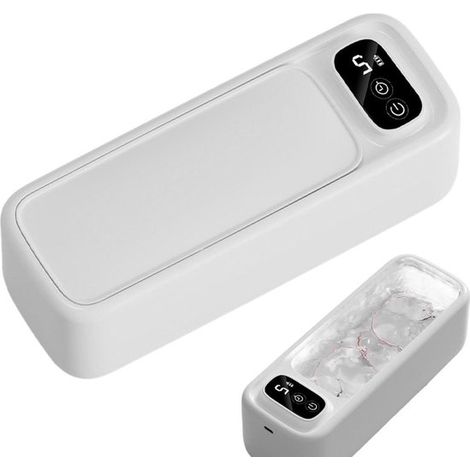 Ultraschallreiniger – Reinigungsgerät – Schmuckpolitur – Digitaler Timer – 22 cm – Weiß (1/5)