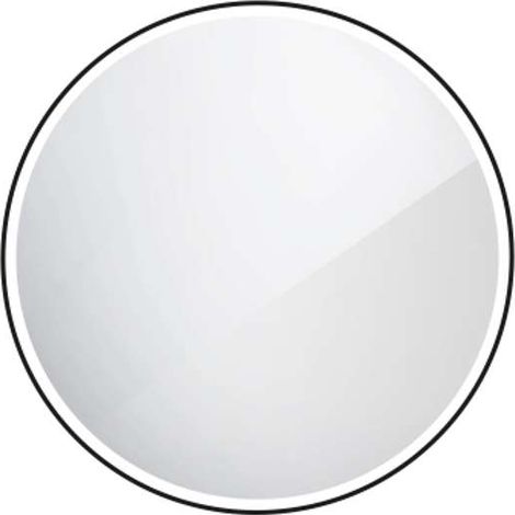 Nimco Spiegel - Spiegel mit LED-Beleuchtung, Durchmesser 60 cm, schwarz matt ZPC 28000R-90 (1/5)