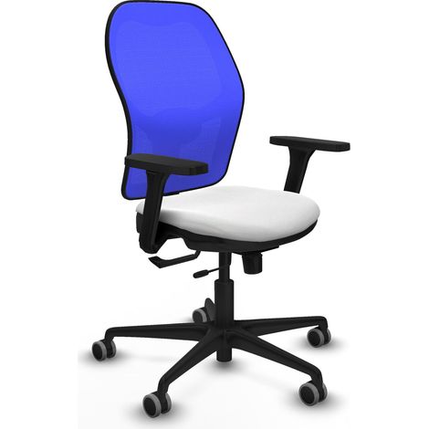 Silla de oficina piqueras y crespo Jorquera azul reposabrazos 3D (1/2)