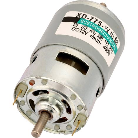 775 Motor 50W leistungsstarker Zweiachsen-Gleichstrommotor mit hohem Drehmoment (12V 4500RPM ohne Halterung) (1/5)
