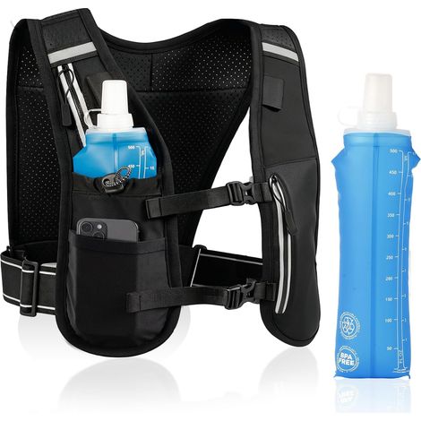 Gilet de Course hydratation Unisexe Ajustable pour Homme et Femme (1/5)