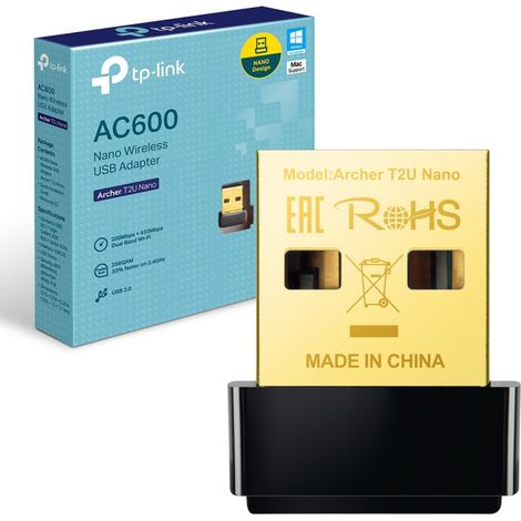 Scheda Ac600 Wifi Usb Mini Size Usb 2.0 1 Antenna Interna (1/4)