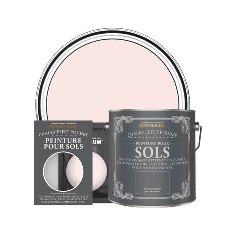 Peinture pour Sols Chalky - Vanille Fraise (1/2)
