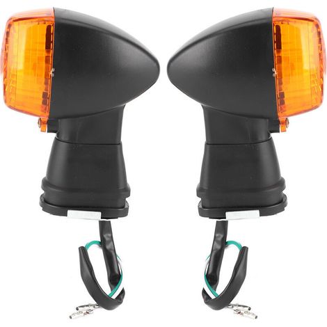 2 luces intermitentes amarillas para motocicleta, compatibles con Kawasaki ZX900 Ninja ZX-9R-Crezuo.-Crezuo (1/4)