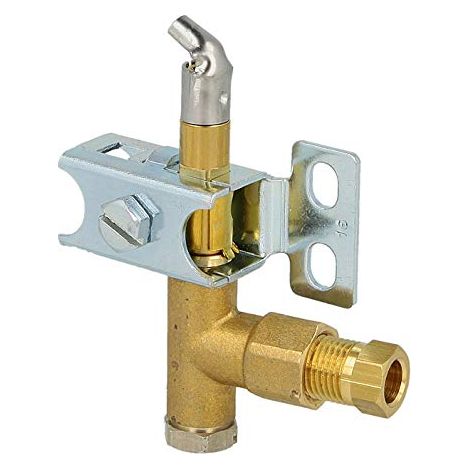Bruciatore Pilota SIT per Piani Cottura e Forni   1 Fiamma   M10 x Ø6mm   Ugello Ø 0,20mm   Alpeninox - Zanussi - Tecnoinox - Atel - Electrolux
