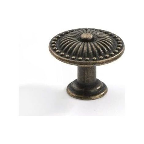 Boutons de Placard Vintage 4pcs Boutons de Tiroir avec vis Boutons de Meuble Poignées de Placard en Bronze Rétro Poignées d'armoire Pour Commode (1/5)