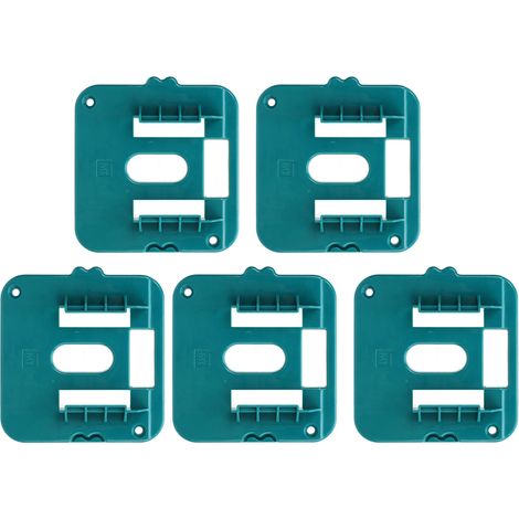 Base de rangement de batterie en 5 pièces pour batteries au lithium Makita 18V, compatible avec BL1860, BL1850, BL1840 et BL1830. (1/5)