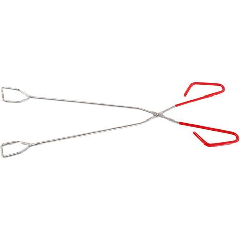 Outils pour foyer extérieur, pinces à feu compatibles avec le camping en acier inoxydable (1/5)