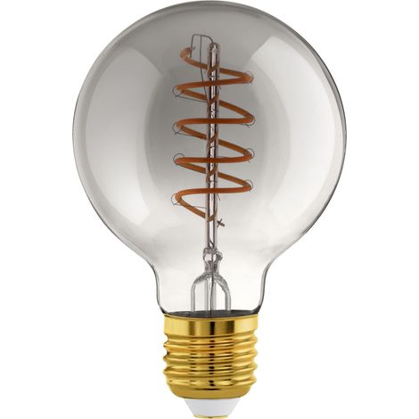 EGLO - E27 G80 spiral, smoke - Warm white - Zigbee, Bluetooth