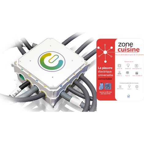 Bis-Electric – Pieuvre électrique universelle pour cuisine – Prise de courant complète – Câblage prêt à l'emploi – Compatible domotique (1/2)