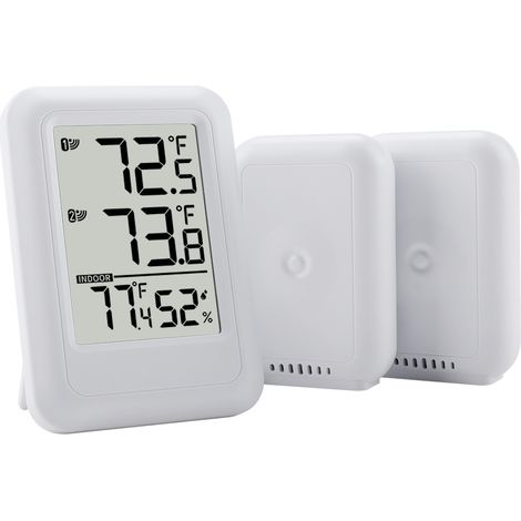 Thermomètre intérieur/extérieur sans fil avec deux capteurs (1/5)